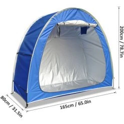TANCYCO Abri De Rangement Extérieur étanche Pour Vélos, Tente De Vélo Robuste, Gain De Place, Housse De Rangement Pour Outils De Jardin, Sac à Dos, Abri (bleu) -Pergola Soldes 66645945 3