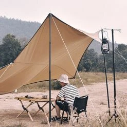 TANCYCO Alliage D'aluminium Camping Tente Pôle Tente Tige De Support Camping En Plein Air Auvent Auvent Cadres Accessoire 8 TANCYCO Alliage D'aluminium Camping Tente Pôle Tente Tige De Support Camping En Plein Air Auvent Auvent Cadres Accessoire -Pergola Soldes 66645959 2