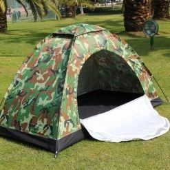 TANCYCO Tente De Camping En Plein Air Tente Portable Résistante à L'eau Tente Pour Personne Seule Avec Porte En Maille Et Fenêtre Sac De Transport Pour Camping Randonnée Pêche En Intérieur -Pergola Soldes 66645960 5