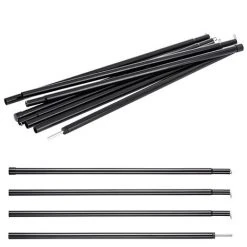 TANCYCO Extérieur Coupe-Vent Canopy Pole Barbecue Tent Hall Pole Canopy Support Iron Pole Suit 2m Randonnée Camping Tente Accessoires (Type2)