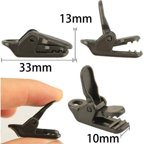 OUSUDELA 70pcs Clip De Fixation Bache Auvent, Clips De Verrouillage Clips De Bâche Clips Toile De Tente En Linoléum En Plastique Pour Bache Auvent, Pinces à Bâche Tarp Clip Tent Clip 6 OUSUDELA 70pcs Clip De Fixation Bache Auvent, Clips De Verrouillage Clips De Bâche Clips Toile De Tente En Linoléum En Plastique Pour Bache Auvent, Pinces à Bâche Tarp Clip Tent Clip – Image 4