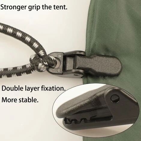 OUSUDELA 70pcs Clip De Fixation Bache Auvent, Clips De Verrouillage Clips De Bâche Clips Toile De Tente En Linoléum En Plastique Pour Bache Auvent, Pinces à Bâche Tarp Clip Tent Clip 7 OUSUDELA 70pcs Clip De Fixation Bache Auvent, Clips De Verrouillage Clips De Bâche Clips Toile De Tente En Linoléum En Plastique Pour Bache Auvent, Pinces à Bâche Tarp Clip Tent Clip – Image 5