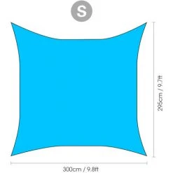 HAPPYSHOPPING Set Canopy, Bleu 300*295CM (avec Accessoires) -Pergola Soldes 66661845 3