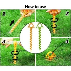 DKSFJKL 8 Pièces Piquets De Tente Piquets Métalliques Robustes Piquets D'ancrage Au Sol Piquet Toile De Tente Peg Sardine Tente Pour Pelouse Plage Camping 9 DKSFJKL 8 Pièces Piquets De Tente Piquets Métalliques Robustes Piquets D'ancrage Au Sol Piquet Toile De Tente Peg Sardine Tente Pour Pelouse Plage Camping -Pergola Soldes 66744533 3