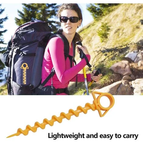 DKSFJKL 8 Pièces Piquets De Tente Piquets Métalliques Robustes Piquets D'ancrage Au Sol Piquet Toile De Tente Peg Sardine Tente Pour Pelouse Plage Camping 6 DKSFJKL 8 Pièces Piquets De Tente Piquets Métalliques Robustes Piquets D'ancrage Au Sol Piquet Toile De Tente Peg Sardine Tente Pour Pelouse Plage Camping – Image 4