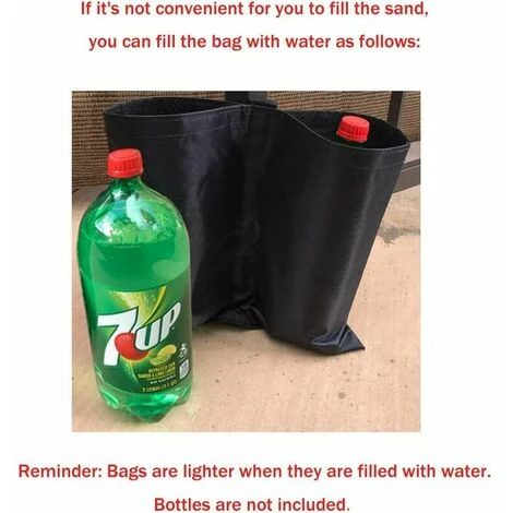 PREMIER Sac De Lestage Robuste De Qualité Industrielle Avec Coutures Doubles Pour Auvent De Tente Dépliable Noir Voir Les Détails Du Produit 6 PREMIER Sac De Lestage Robuste De Qualité Industrielle Avec Coutures Doubles Pour Auvent De Tente Dépliable Noir Voir Les Détails Du Produit – Image 4