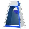TANCYCO Tente D'abri De Confidentialité Portable Douche Extérieure Toilettes Vestiaire Tente Avec Fond Amovible Pour Camping Plage Photographie (bleu Et Gris) -Pergola Soldes 66805851 1