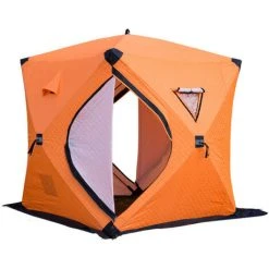 TANCYCO Abri De Pêche Sur Glace Portable Installation Facile Tente De Pêche D'hiver Tente De Pêche Sur Glace Imperméable Et Coupe-vent (Orange) -Pergola Soldes 66805852 2