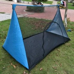 TANCYCO Tente En Maille Breeze Tente Anti-moustiques Tente En Maille Pour 2 Personnes Pour Le Camping En Plein Air, La Randonnée, La Plage, Le Parc Arrière (bleu) -Pergola Soldes 66805933 4