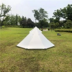 TANCYCO Tente Pyramide Ultralight 3 4 Personnes Tente Sac à Dos Tente Imperméable 4 Saisons (Blanc) -Pergola Soldes 66805977 4