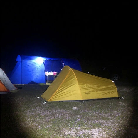 TANCYCO Tente De Camping 2 Personnes Tente Extérieure Pour Camping Vélo Randonnée Muntaineering Plage (jaune) 7 TANCYCO Tente De Camping 2 Personnes Tente Extérieure Pour Camping Vélo Randonnée Muntaineering Plage (jaune) – Image 5