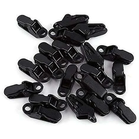 Cisea 20 Pièces Noir Bâche Clip Ensemble Tente S'enclenche Camping Auvent Auvent Pince Clips Tente Serrer Pour Les Activités De Plein Air 7 Cisea 20 Pièces Noir Bâche Clip Ensemble Tente S'enclenche Camping Auvent Auvent Pince Clips Tente Serrer Pour Les Activités De Plein Air – Image 5