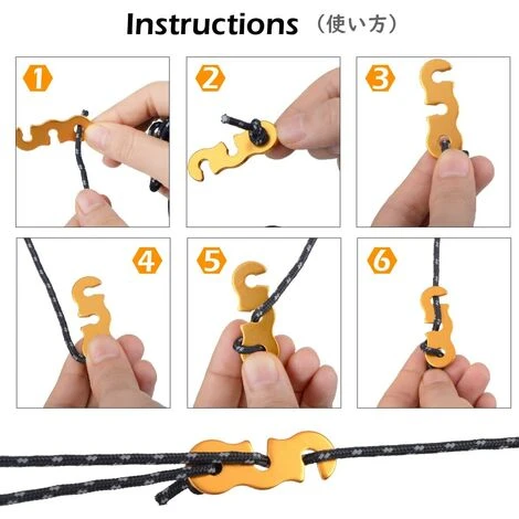 OCXIN Corde Paracorde Réfléchissante De 4M Avec Tendeur De Corde Pour Le Camping De Bâche De Tente 5 OCXIN Corde Paracorde Réfléchissante De 4M Avec Tendeur De Corde Pour Le Camping De Bâche De Tente – Image 3