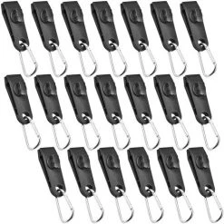 TANCYCO 20 Pcs Tarp Auvent Pince Clips Tente Snaps Attaches Camping Tente Serrer Serrure Grip Pince Avec Mousquetons Et Cordon élastique Pour Camping En Plein Air Agriculture Jardin -Pergola Soldes 66879153 3