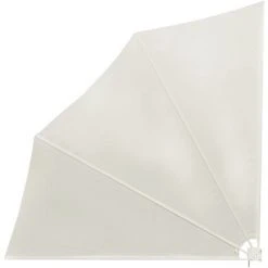 LES TENDANCES Auvent Latéral Pliable De Balcon Crème 140x140 Cm -Pergola Soldes 66884362 5