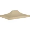 LES TENDANCES Toit De Tente De Réception 4x3 M Beige 270 G/m² -Pergola Soldes 66897830 1