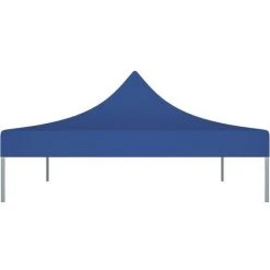 LES TENDANCES Toit De Tente De Réception 4x3 M Bleu 270 G/m² -Pergola Soldes 66898507 4