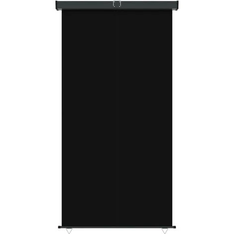 LES TENDANCES Auvent Latéral De Balcon 160x250 Cm Noir 5 LES TENDANCES Auvent Latéral De Balcon 160x250 Cm Noir – Image 3