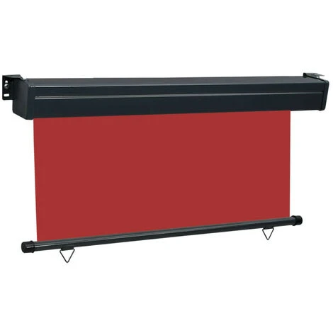 LES TENDANCES Auvent Latéral De Balcon 170x250 Cm Rouge 5 LES TENDANCES Auvent Latéral De Balcon 170x250 Cm Rouge – Image 3