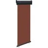 LES TENDANCES Auvent Latéral De Balcon 60x250 Cm Marron -Pergola Soldes 66905136 1