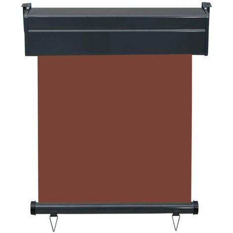 LES TENDANCES Auvent Latéral De Balcon 60x250 Cm Marron 6 LES TENDANCES Auvent Latéral De Balcon 60x250 Cm Marron – Image 4