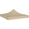 LES TENDANCES Toit De Tente De Réception 3x3 M Beige 270 G/m² -Pergola Soldes 66923392 1