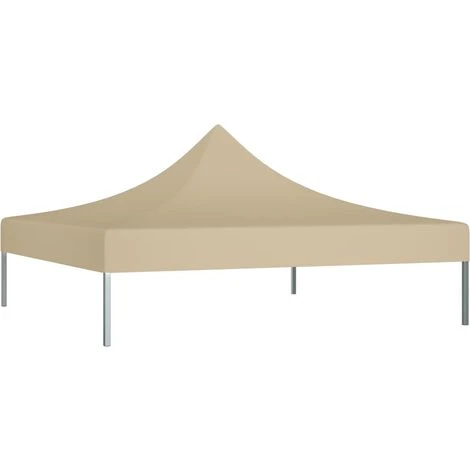 LES TENDANCES Toit De Tente De Réception 3x3 M Beige 270 G/m² 4 LES TENDANCES Toit De Tente De Réception 3x3 M Beige 270 G/m² – Image 2