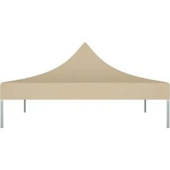 LES TENDANCES Toit De Tente De Réception 3x3 M Beige 270 G/m² 9 LES TENDANCES Toit De Tente De Réception 3x3 M Beige 270 G/m² -Pergola Soldes 66923392 3