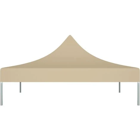 LES TENDANCES Toit De Tente De Réception 3x3 M Beige 270 G/m² 5 LES TENDANCES Toit De Tente De Réception 3x3 M Beige 270 G/m² – Image 3