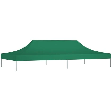 LES TENDANCES Toit De Tente De Réception 6x3 M Vert 270 G/m² 4 LES TENDANCES Toit De Tente De Réception 6x3 M Vert 270 G/m² – Image 2