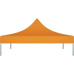 LES TENDANCES Toit De Tente De Réception 3x3 M Orange 270 G/m² -Pergola Soldes 66924391 3