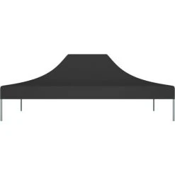 LES TENDANCES Toit De Tente De Réception 4x3 M Noir 270 G/m² 9 LES TENDANCES Toit De Tente De Réception 4x3 M Noir 270 G/m² -Pergola Soldes 66924529 3