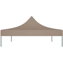LES TENDANCES Toit De Tente De Réception 4x3 M Taupe 270 G/m² -Pergola Soldes 66924921 4
