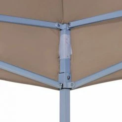 LES TENDANCES Toit De Tente De Réception 4x3 M Taupe 270 G/m² -Pergola Soldes 66924921 5