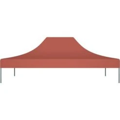 LES TENDANCES Toit De Tente De Réception 4,5x3 M Terre Cuite 270 G/m² 9 LES TENDANCES Toit De Tente De Réception 4,5x3 M Terre Cuite 270 G/m² -Pergola Soldes 66924928 3