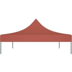 LES TENDANCES Toit De Tente De Réception 4,5x3 M Terre Cuite 270 G/m² 10 LES TENDANCES Toit De Tente De Réception 4,5x3 M Terre Cuite 270 G/m² -Pergola Soldes 66924928 4