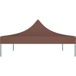 LES TENDANCES Toit De Tente De Réception 4x3 M Marron 270 G/m² -Pergola Soldes 66924940 4