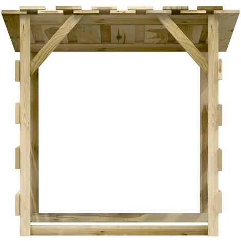 LES TENDANCES Pergola Avec Toit 100x90x100 Cm Bois De Pin Imprégné 5 LES TENDANCES Pergola Avec Toit 100x90x100 Cm Bois De Pin Imprégné – Image 3