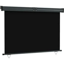 LES TENDANCES Auvent Latéral De Balcon 140x250 Cm Noir -Pergola Soldes 66927138 5