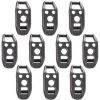 AOUGO Connecteur De Poteau De Tente Connecteur De Tige D'auvent Base De Poteau Fixe Base De Poteau De Camping Boucle De Base Équipement De Fixation Extérieur Pour La Randonnée 10PCS - Noir -Pergola Soldes 66960453 1