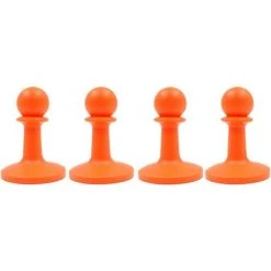 AOUGO Lot De 4 Kits De Combinaison De Tente, Piquets De Tente Parafoudre, Bâche De Tente Pour Camping, Randonnée, Routard