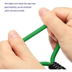 AOUGO Cordon élastique Avec Crochet - Accessoire De Tente De Fixation De Corde De Bâche En Caoutchouc, S'applique à L'extérieur/au Camping/à La Randonnée (6" De Longueur, Vert) -Pergola Soldes 66974668 5