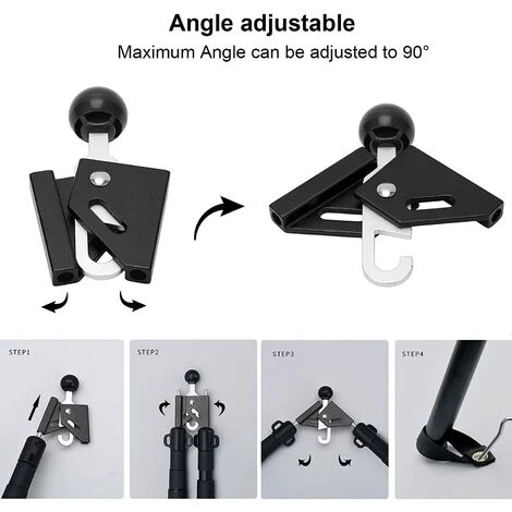 AOUGO Ensemble De Capuchon Supérieur De Poteau De Tente, Capuchon Supérieur De Tige D'auvent Support De Tente Simple Dé à Coudre Anti-crevaison Capuchon De Pointes De Poteau De Tente Pour Tente 6 AOUGO Ensemble De Capuchon Supérieur De Poteau De Tente, Capuchon Supérieur De Tige D'auvent Support De Tente Simple Dé à Coudre Anti-crevaison Capuchon De Pointes De Poteau De Tente Pour Tente – Image 4