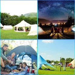 WAHAISON Piquets De Tente De 18 Cm - En Métal - Pour Sols Durs - Idéal Pour Le Jardin, Et Les Tentes La Pêche -Pergola Soldes 66977852 5