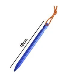 Paquet De 12 Piquets De Tente-tente Extérieure Ciel Rideau Clou Au Sol En Alliage D'aluminium Camping Camping Clou De Tente Audacieux à Trois Tranchants Avec Corde 18cm - Bleu GDRHVFD 8 Paquet De 12 Piquets De Tente-tente Extérieure Ciel Rideau Clou Au Sol En Alliage D'aluminium Camping Camping Clou De Tente Audacieux à Trois Tranchants Avec Corde 18cm - Bleu GDRHVFD -Pergola Soldes 66991468 2