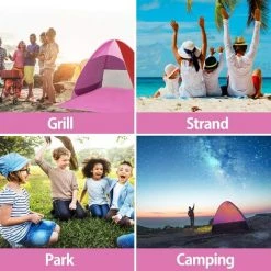 OCXIN Coquille De Plage, Tente De Plage Portable Extra Légère, Abri Solaire Pour 2-3 Personnes, Y Compris Sac De Transport Et Piquets De Tente, Protection UV, Tente De Plage Pour La Famille, La Plage, Le Jardin, Le Camping 10 OCXIN Coquille De Plage, Tente De Plage Portable Extra Légère, Abri Solaire Pour 2-3 Personnes, Y Compris Sac De Transport Et Piquets De Tente, Protection UV, Tente De Plage Pour La Famille, La Plage, Le Jardin, Le Camping -Pergola Soldes 66998432 4