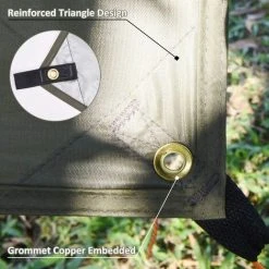 OCXIN Bâche, Bâche Pour Hamac, Bâche Imperméable 3m X 3m Avec Oeillets + 6 Piquets De Sol + 6 Cordes, Protection Pluie Protection Solaire Sous-couche Tente Hamac Pour Camping Extérieur 9 OCXIN Bâche, Bâche Pour Hamac, Bâche Imperméable 3m X 3m Avec Oeillets + 6 Piquets De Sol + 6 Cordes, Protection Pluie Protection Solaire Sous-couche Tente Hamac Pour Camping Extérieur -Pergola Soldes 66998437 3
