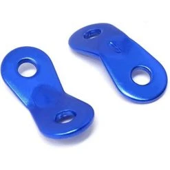 LADACèE Tendeur De Corde, Tendeur De Corde Camping, 2 Trous Alliage D’Aluminium Ajusteur De Corde à Vent Tendure, Pour Tente Bâche Randonnée Camping, Bleu, 15 Pièces -Pergola Soldes 67143904 5
