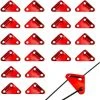 LADACèE 20 Pieces Tendeur De Corde Ajusteur De Corde Rope Triange Tightener Tendeur De Tente 3 Trous Pour Externe Camping Tente Bâche, Rouge 2 LADACèE 20 Pieces Tendeur De Corde Ajusteur De Corde Rope Triange Tightener Tendeur De Tente 3 Trous Pour Externe Camping Tente Bâche, Rouge -Pergola Soldes 67143953 1