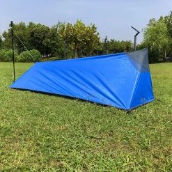 TANCYCO Tente De Randonnée Camping En Plein Air Sac De Couchage Tente Légère Pour Personne Seule Avec Moustiquaire (Bleu) -Pergola Soldes 67144856 5